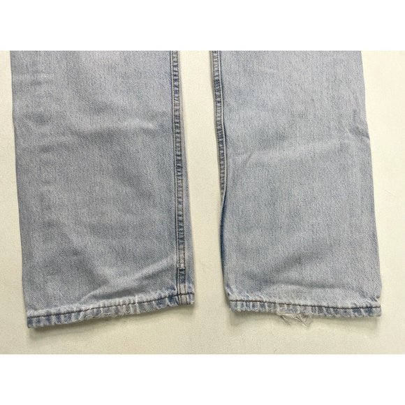 VINTAGE Levi's 505 Straight Denim Jeans Men Size 35 X 32 Blue USA Tag Size 38x32 - Picture 6 of 10